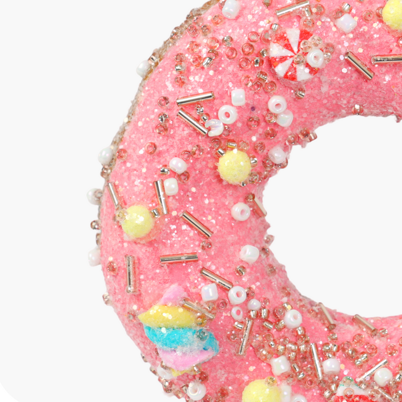 JC HAPPY SUGAR Pembe Donut Süs 10cm