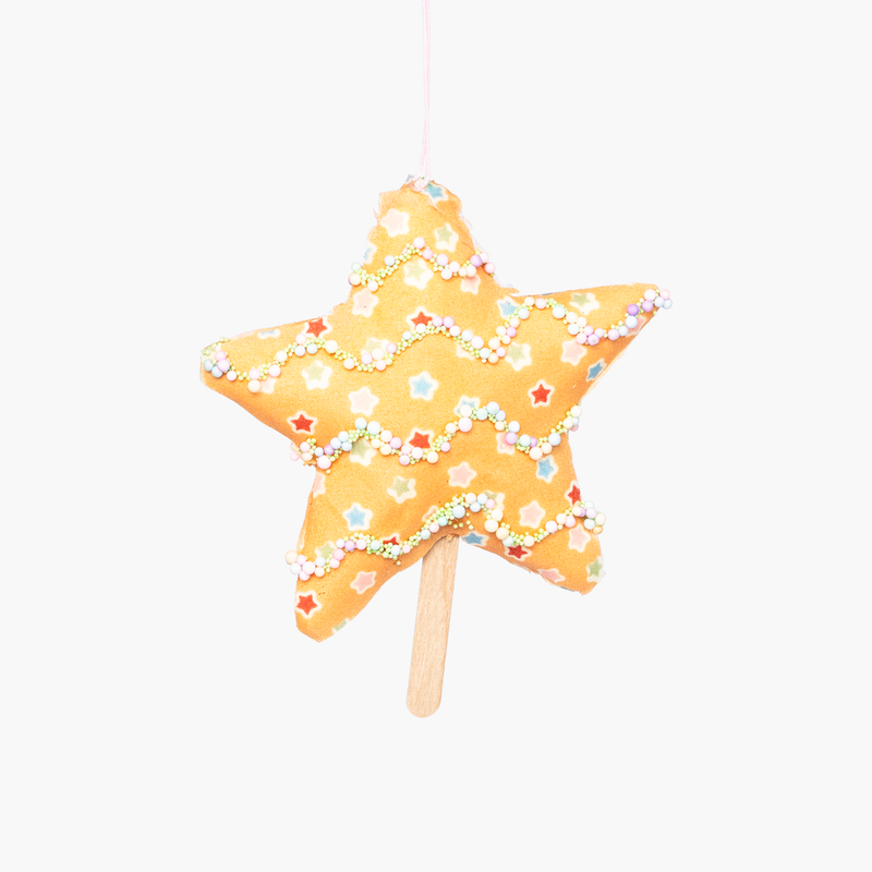 JC HAPPY SUGAR Turuncu Yıldız Süs 17cm