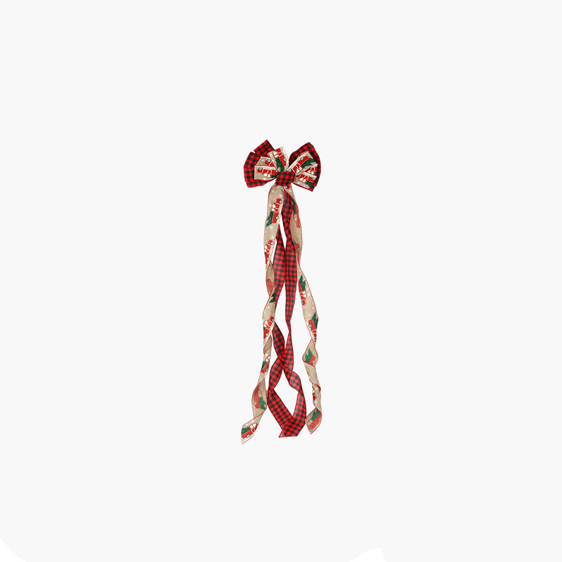 JC Bohem Siyah, Kırmızı Fiyonk 30cm