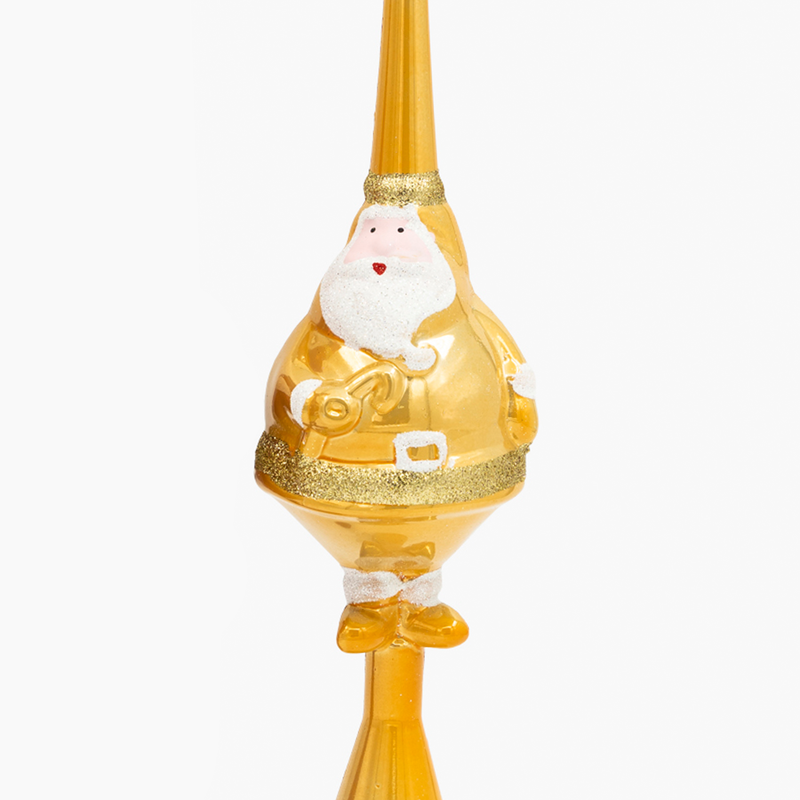 JC Altın Santa Premium Ağaç Başlığı 35cm