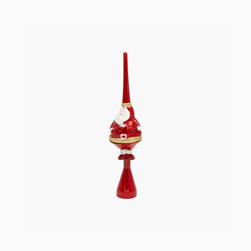 JC Kırmızı Santa Premium Ağaç Başlığı 35cm