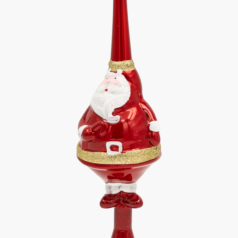 JC Kırmızı Santa Premium Ağaç Başlığı 35cm