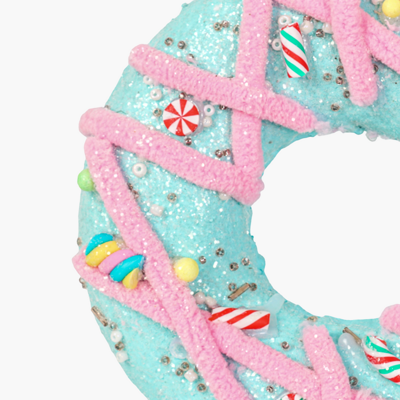 JC HAPPY SUGAR Mavi, Pembe Donut Süs 15cm