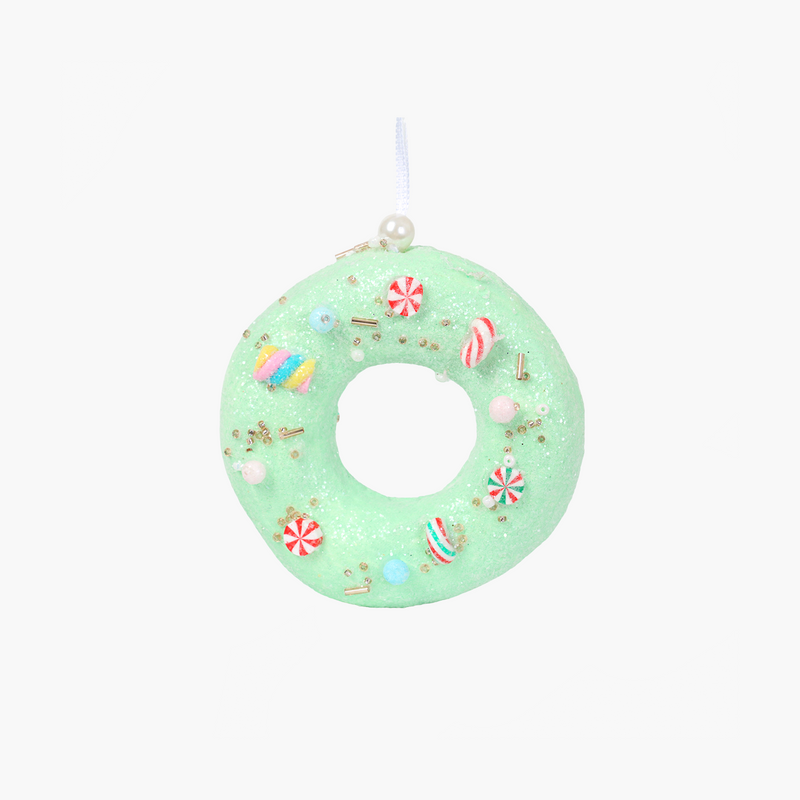 JC HAPPY SUGAR Yeşil Donut Süs 11cm