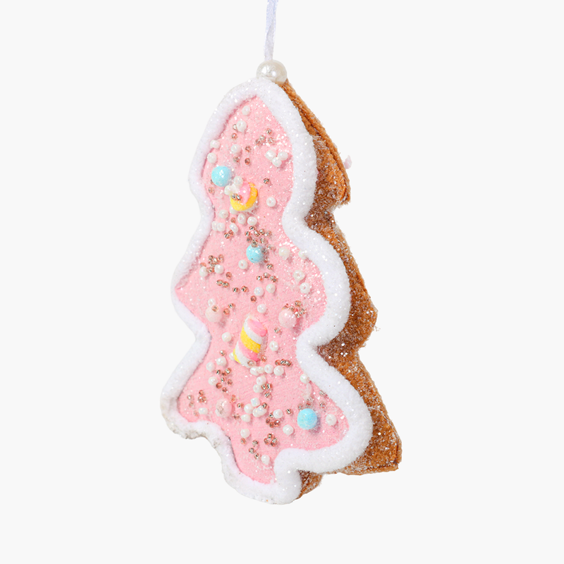 JC HAPPY SUGAR Pembe Çam Ağacı Süs 15cm