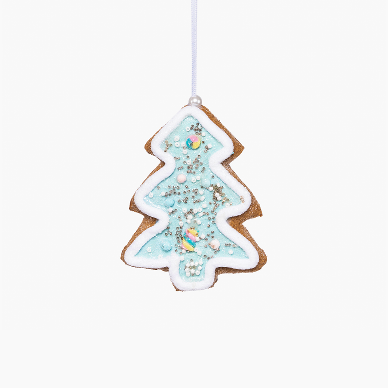 JC HAPPY SUGAR Mavi Çam Ağacı Süs 15cm
