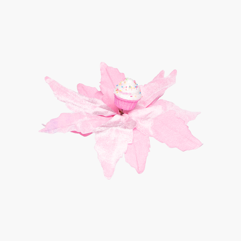 JC HAPPY SUGAR Pembe Çicek Ağaç Süsü 26x14cm