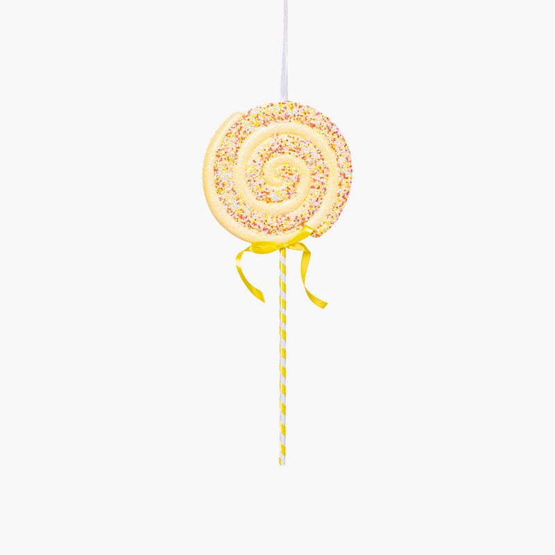 JC HAPPY SUGAR Sarı Lolipop Süs 20x50cm