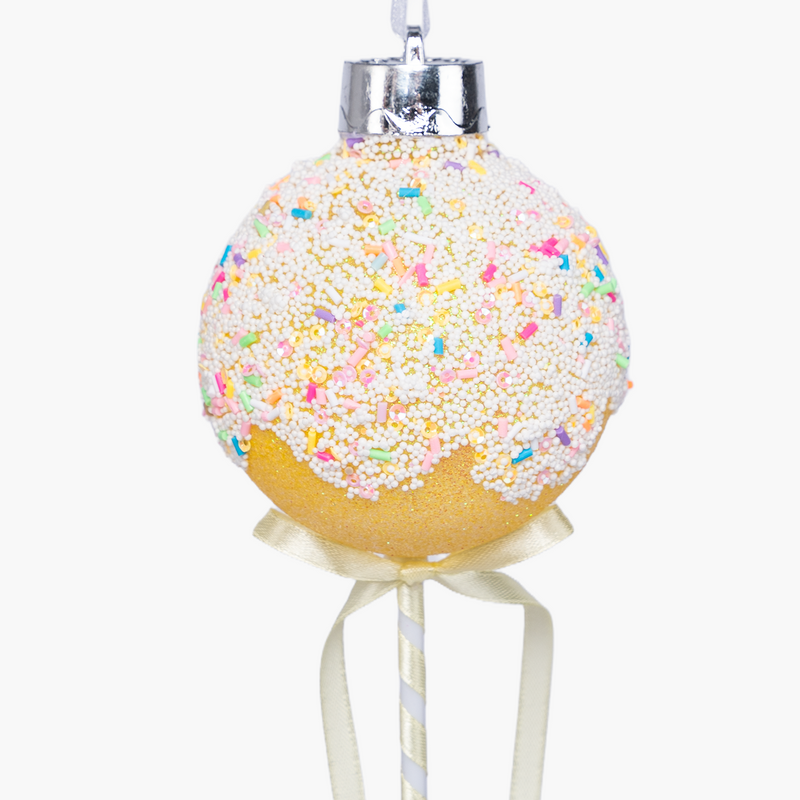 JC HAPPY SUGAR Sarı Lolipop Askılı Süs 8x24cm