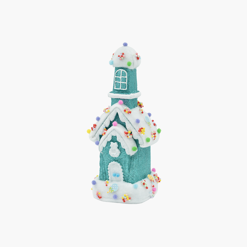JC HAPPY SUGAR Mavi Şeker Ev Süs 16x15x40cm