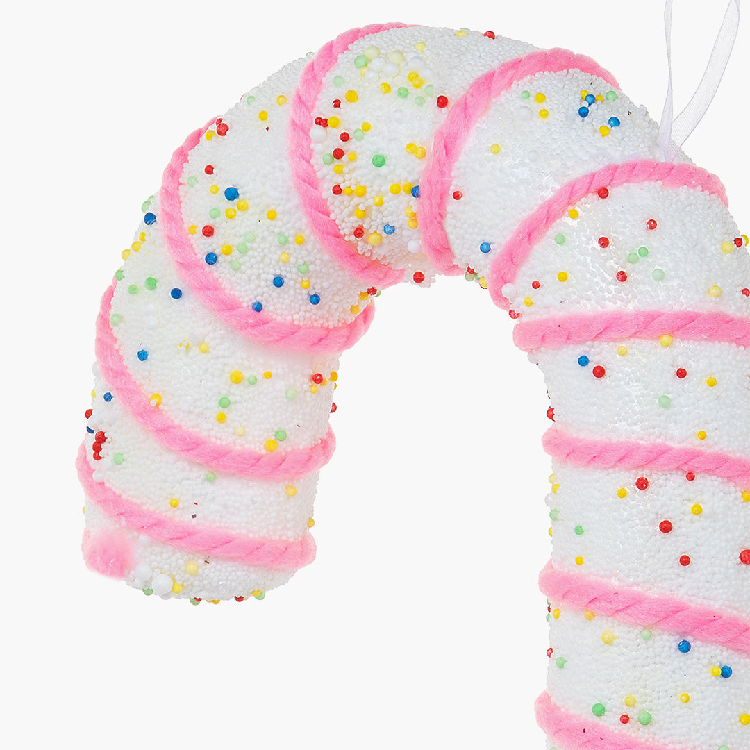 JC HAPPY SUGAR Pembe, Beyaz Baston Şeker Süs 16x40cm