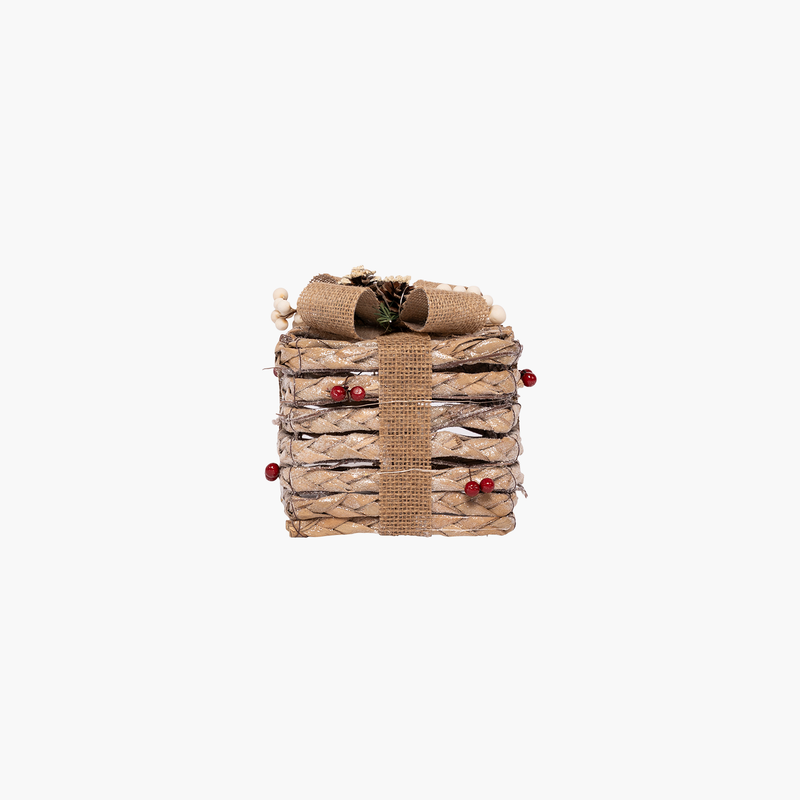 JC Işıklı Natural Hediye Paket Seti 15+20+25cm (Kendinden Led'li)