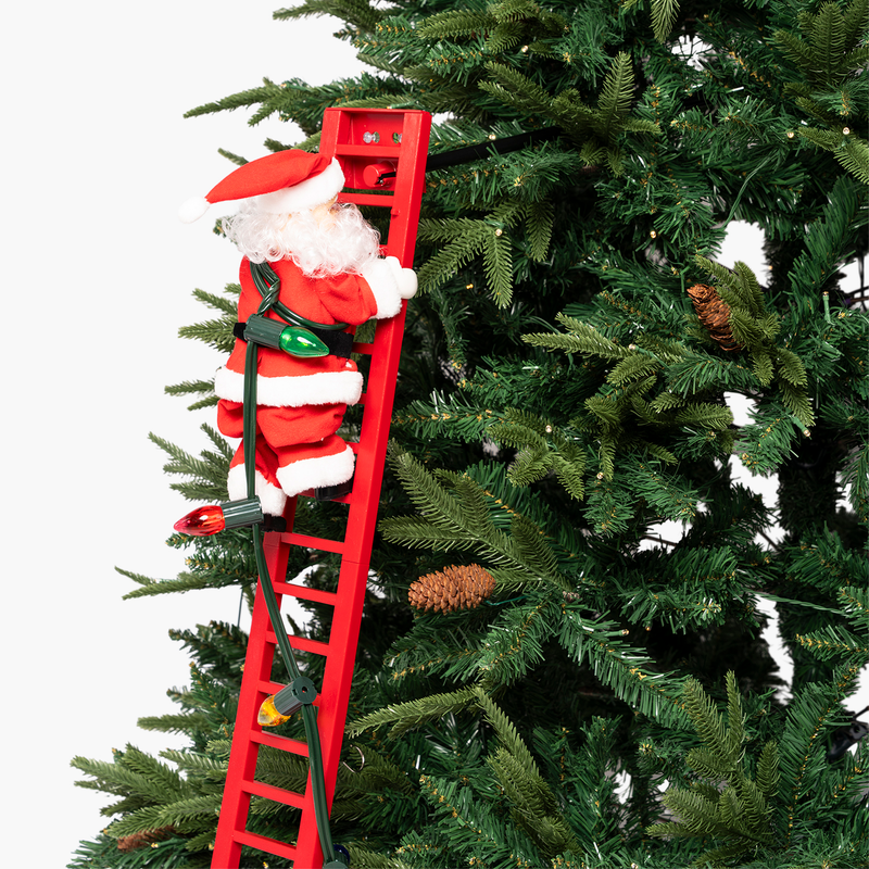 JC Merdivene Tırmanan Noel Baba 110cm