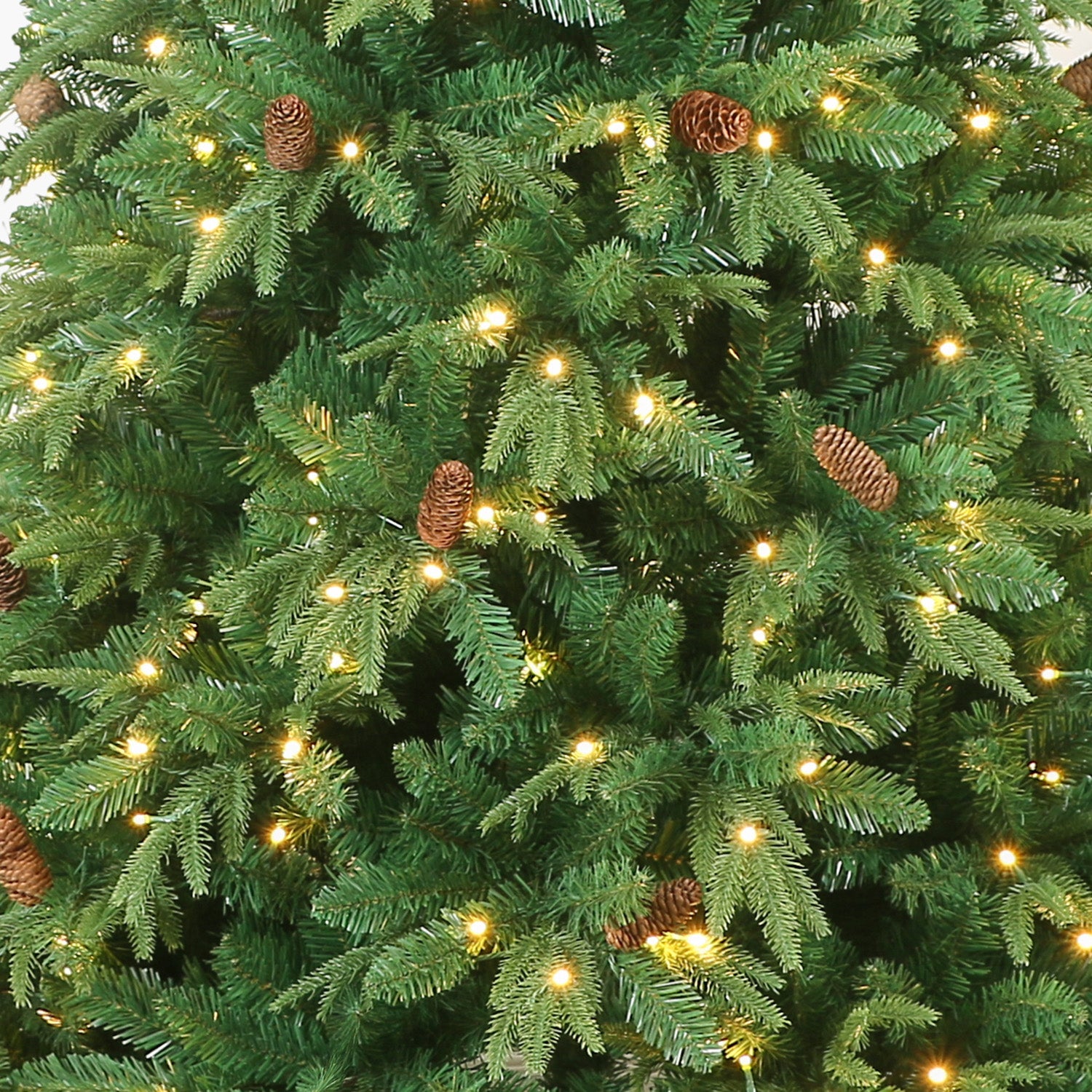 JC Kozalaklı İğne Yaprak Yeşil Yılbaşı Ağacı 180cm (Kendinden Led'li)