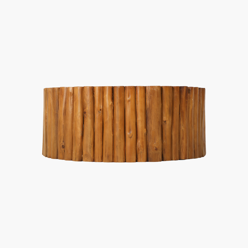 Tulunga Stick Ahşap Camlı Orta Sehpa L