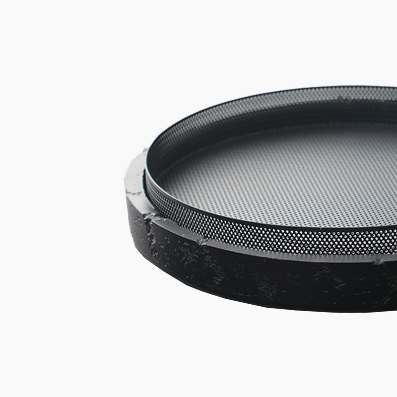 Round Tray, Black, 35x5.5cm