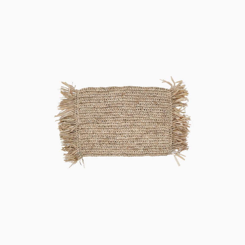 Seagrass Tasseled Thick Rectangular Placemat