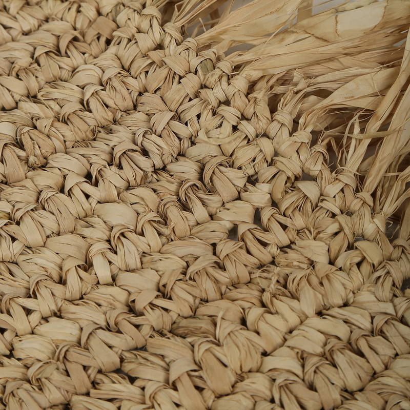 Seagrass Tasseled Thick Rectangular Placemat