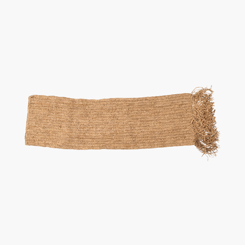 Natural Seagrass Tassel Runner