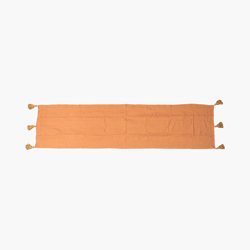 Terracotta Linen Runner