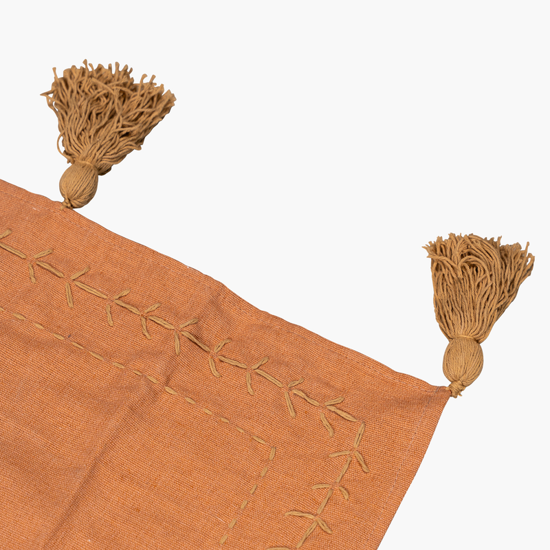 Terracotta Linen Runner