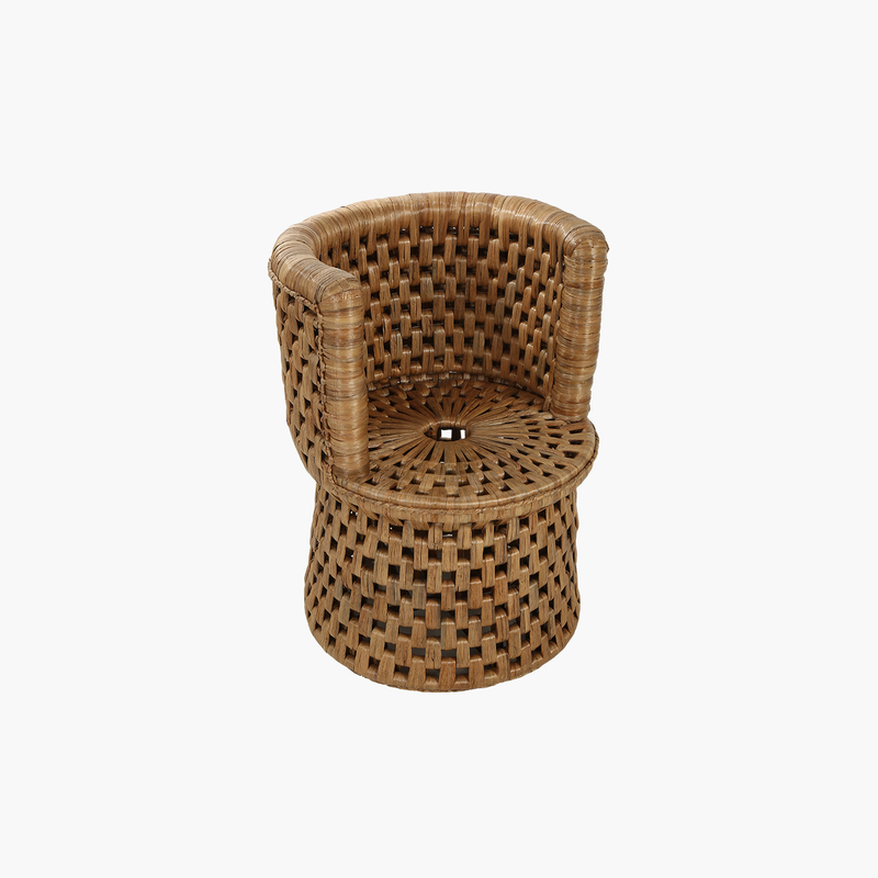 Paraga Tekli Örgülü Rattan Koltuk