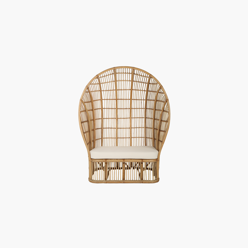 Garlo Kuşkafesi Natural Rattan 2'li Koltuk