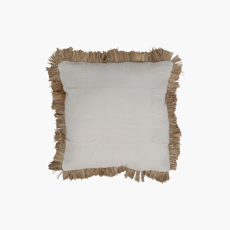 Seagrass Püsküllü Kare Kırlent 40 cm