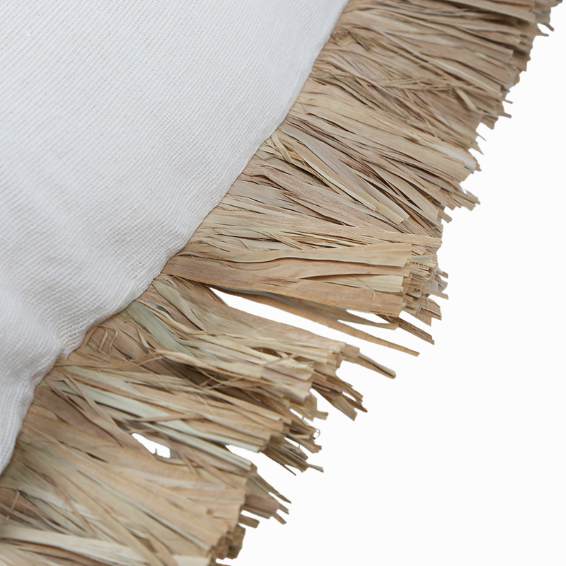 Seagrass Püsküllü Kare Kırlent 40 cm