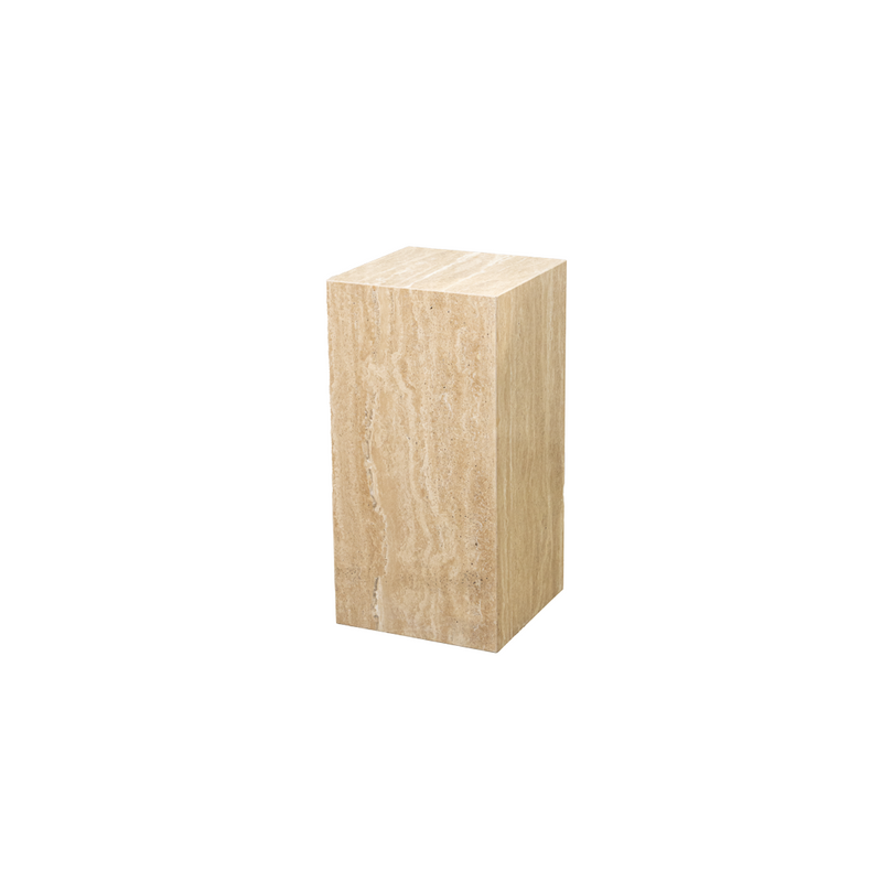 Travertine Stand 30x30x60cm