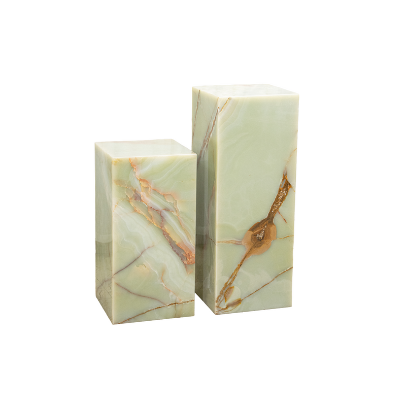 Marble Green Stand 30x30x60cm