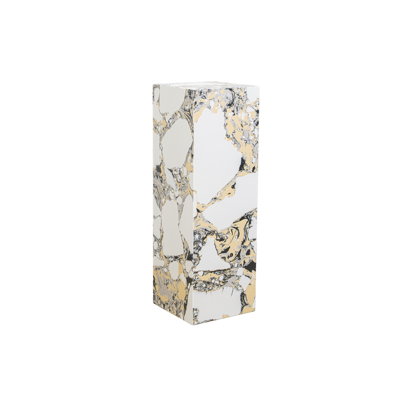 Marble Black&White Stand 30x30x90cm