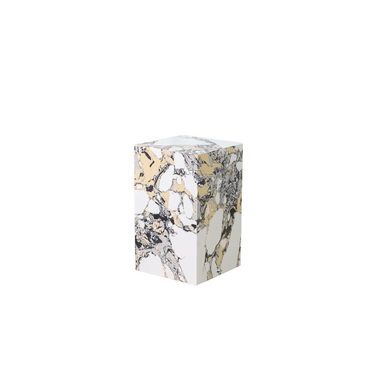 Marble Black&White Stand 30x30x50cm