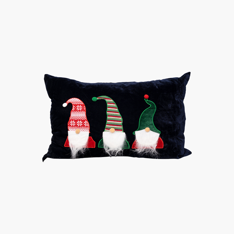 JC HAPPY SUGAR Mavil, Beyaz Kadifeli Yastık Kılıf 60cm
