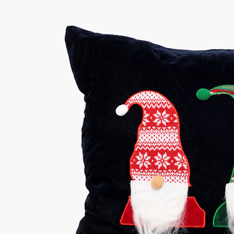 JC HAPPY SUGAR Mavil, Beyaz Kadifeli Yastık Kılıf 60cm