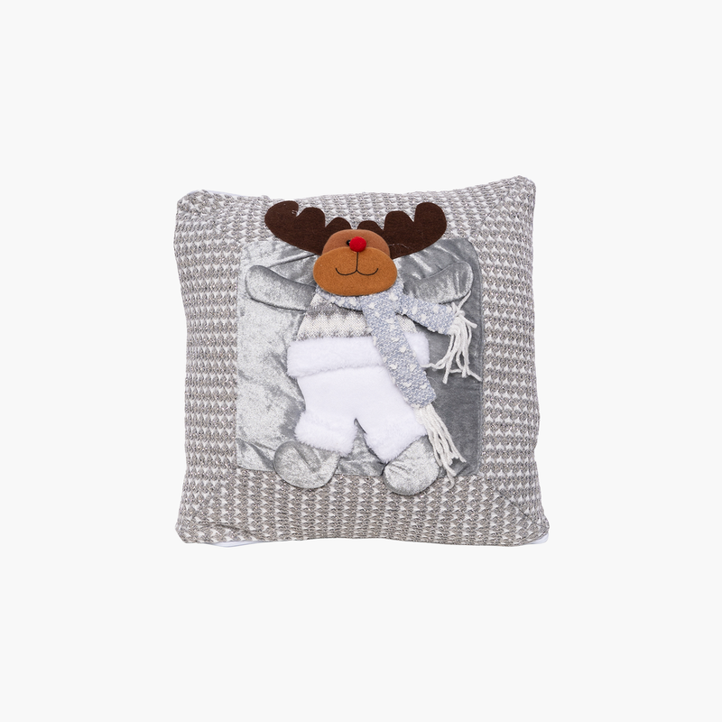 JC HAPPY SUGAR Mavi Peluş Yastık Kılıfı 40cm