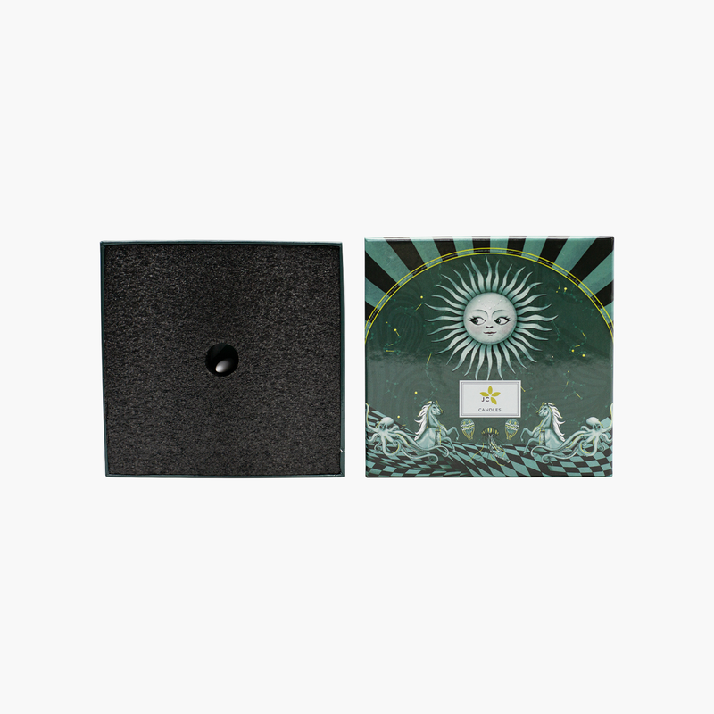 Yuvarlak Led Işık Aqua Mum 12cm