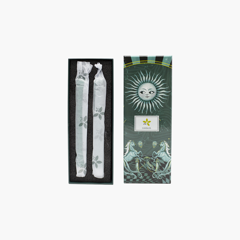 Set Boğumlu Led Işık Aqua Mum 22cm 2'li