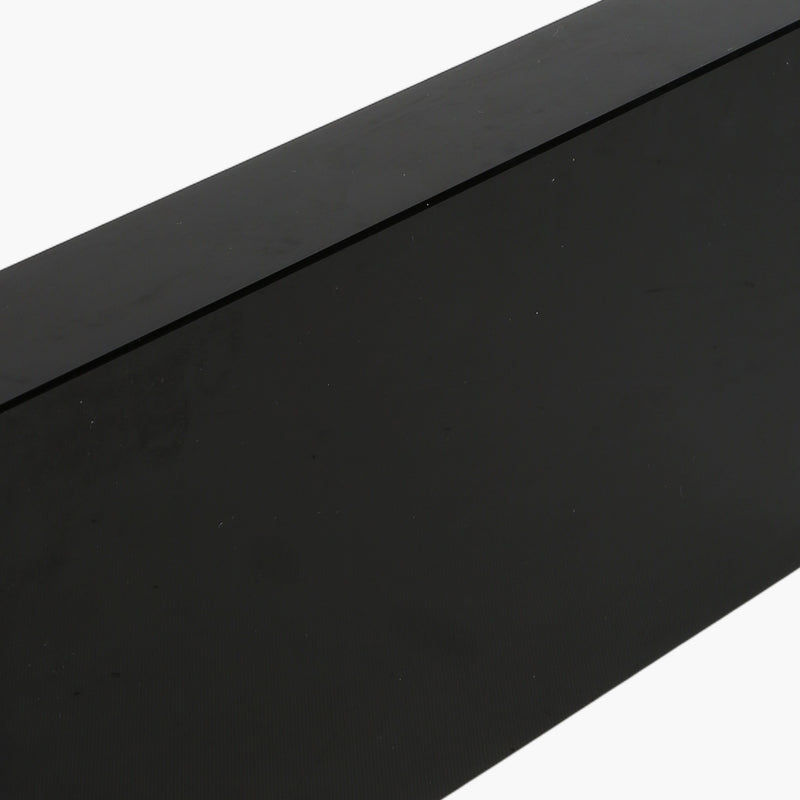 Glass Rectangular Stand Black M 35X35X18.5cm