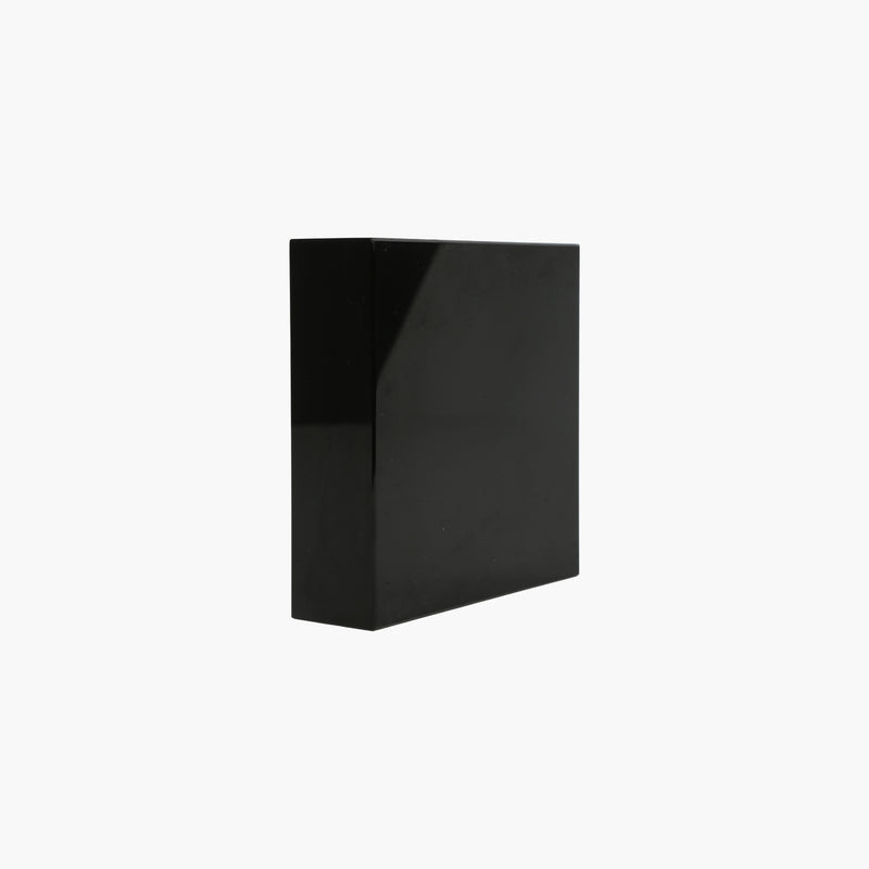 Cam Kare Stant Siyah M 18X18X5cm
