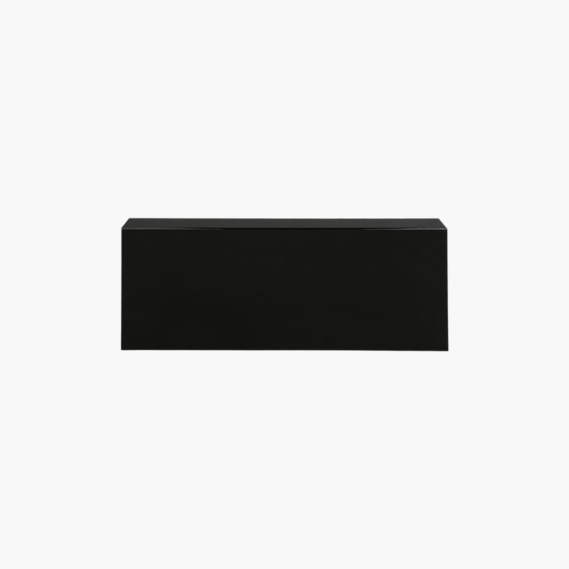 Cam Dikdörtgen Stant Siyah L 49X22X4cm