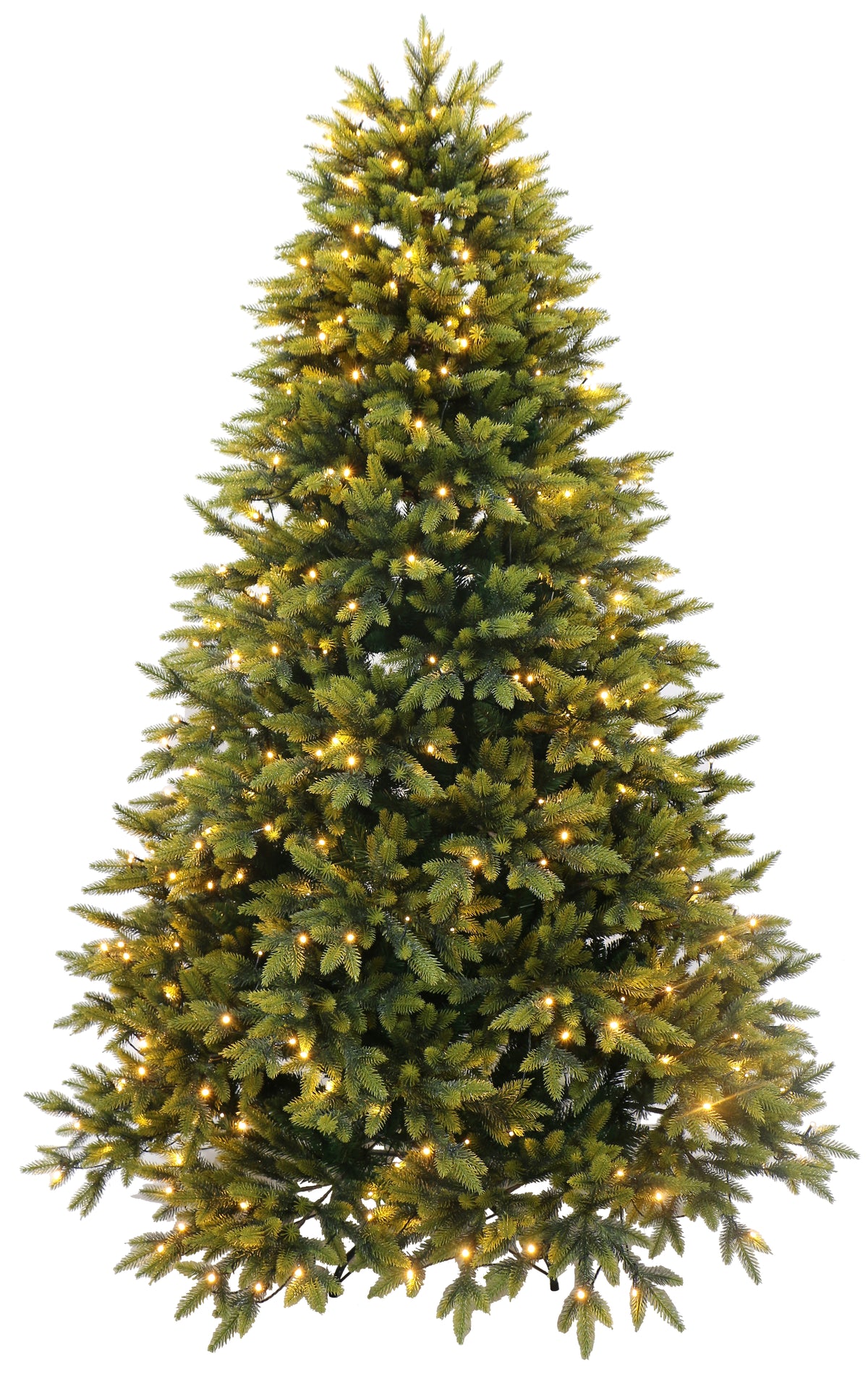 JC Green Christmas Tree 240cm (with integrated LED lights)
