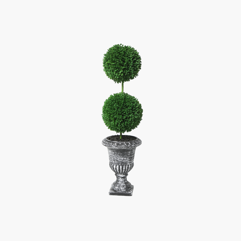 Saksılı Boxwood 2 Katlı Yuvarlak 39cm