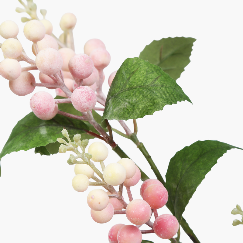 Meyveli Dal Beyaz-Pembe 74cm
