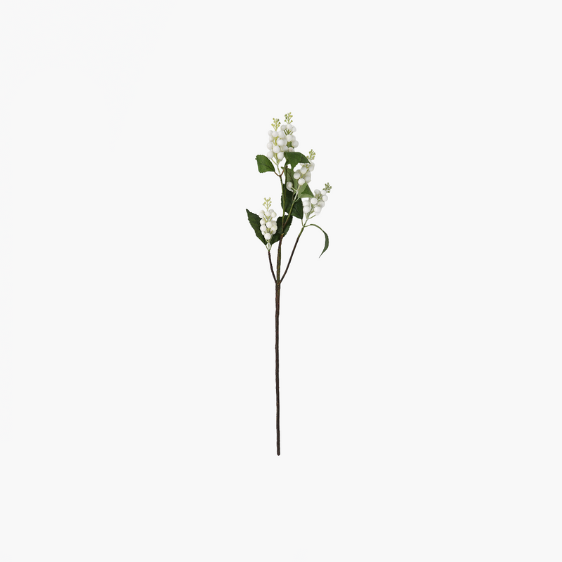 Blueberry Branch White 74cm