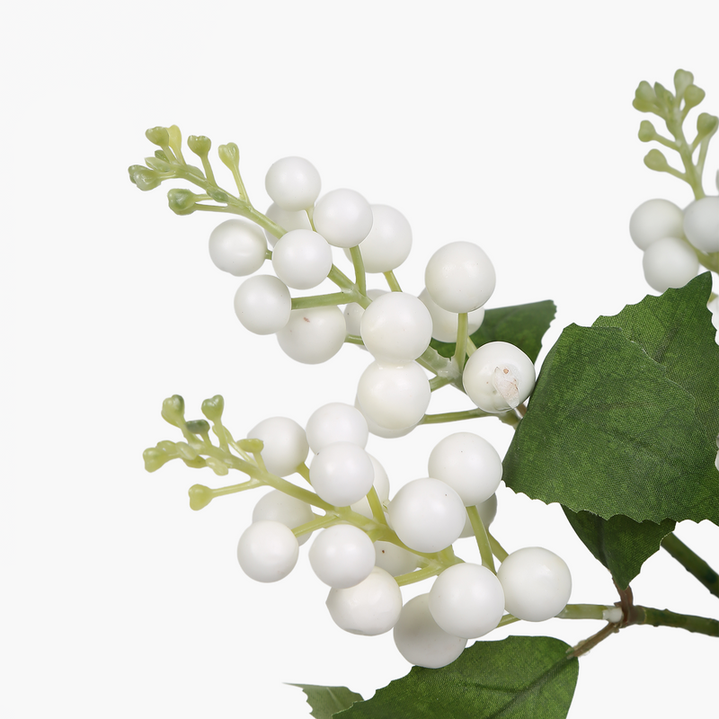 Blueberry Branch White 74cm