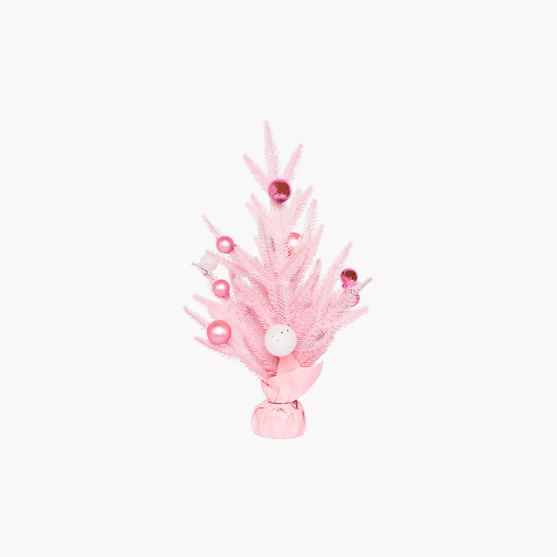 JC HAPPY SUGAR Pembe Dekorlu Saksılı Ağaç 50cm