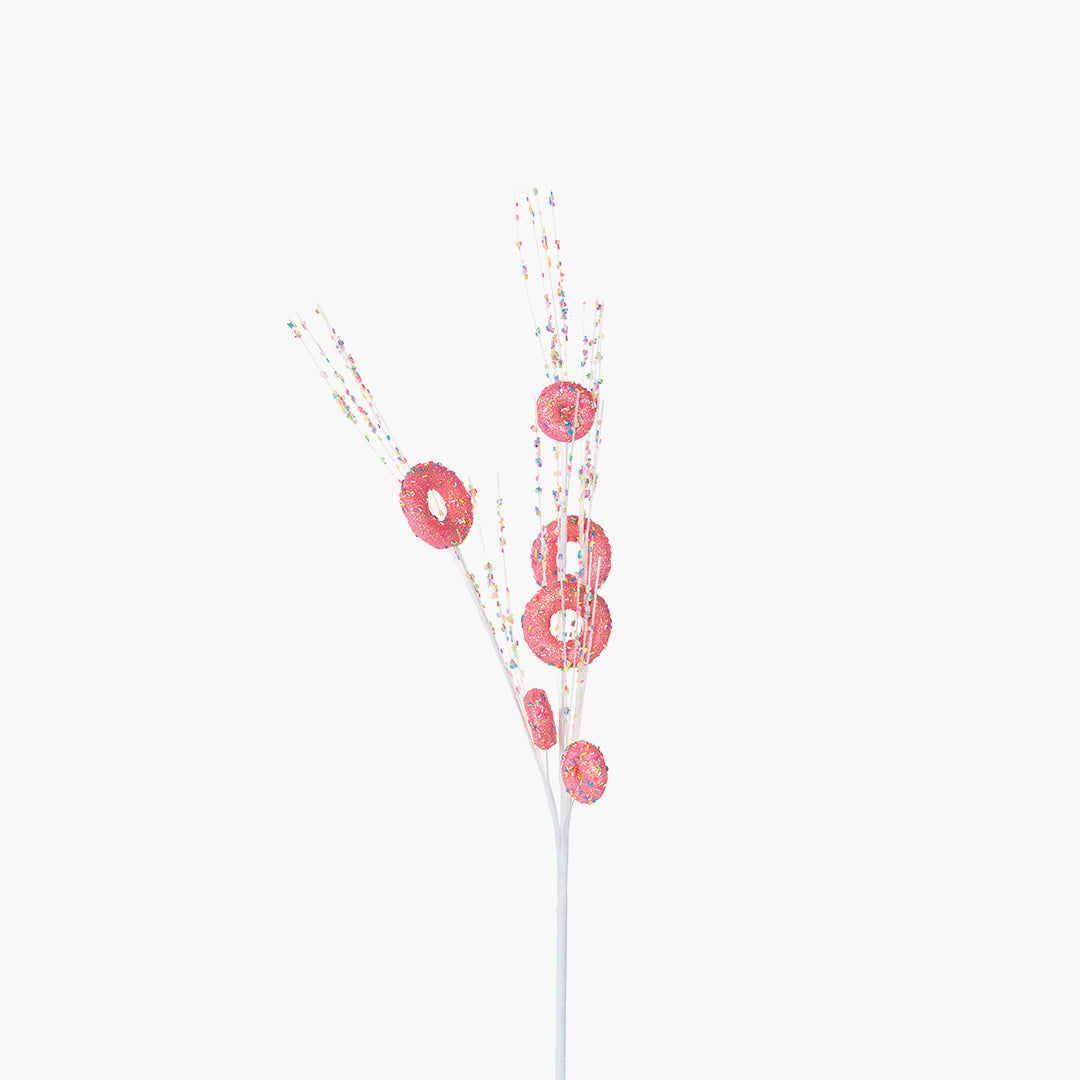 JC HAPPY SUGAR Pink Donut Branch 93cm