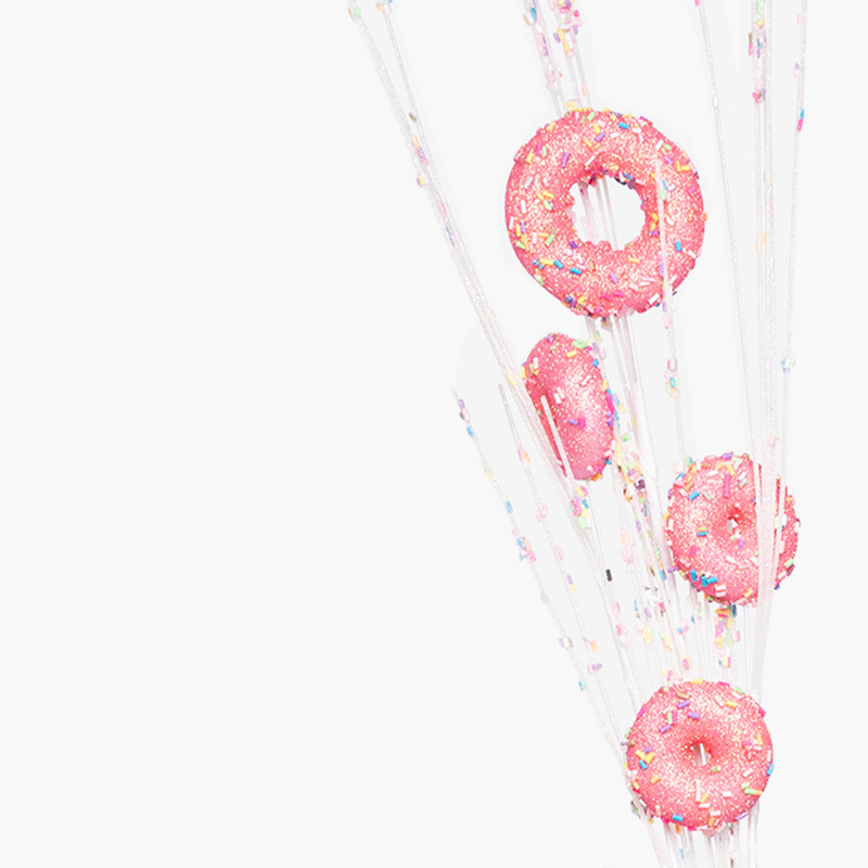 JC HAPPY SUGAR Pembe Donut'lı Dal 93cm