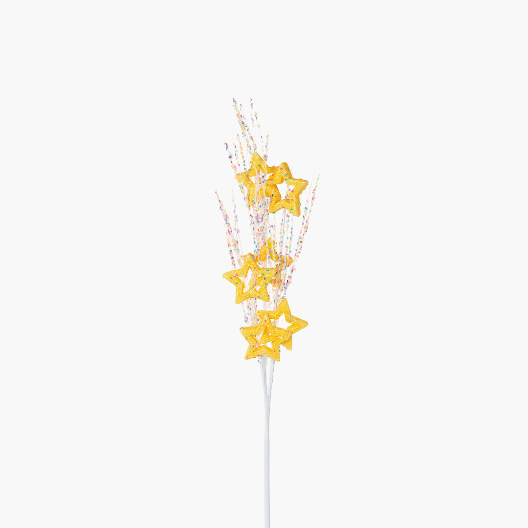 JC HAPPY SUGAR Yellow Star Branch 87cm